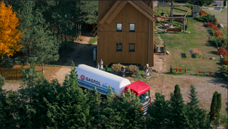 Osada Karbowko Cysterna i wiatrak